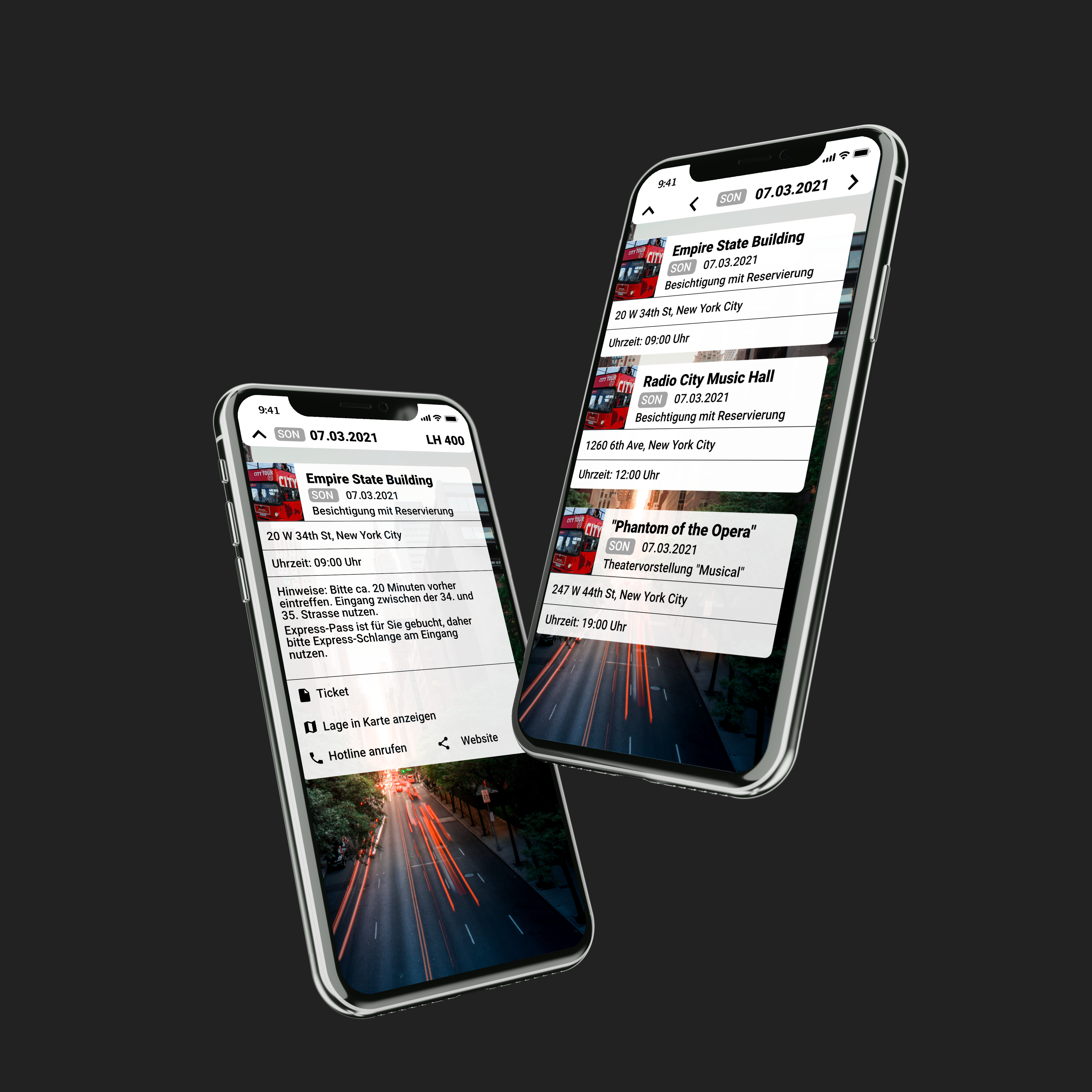 destinaries - die digitale Reisemappe